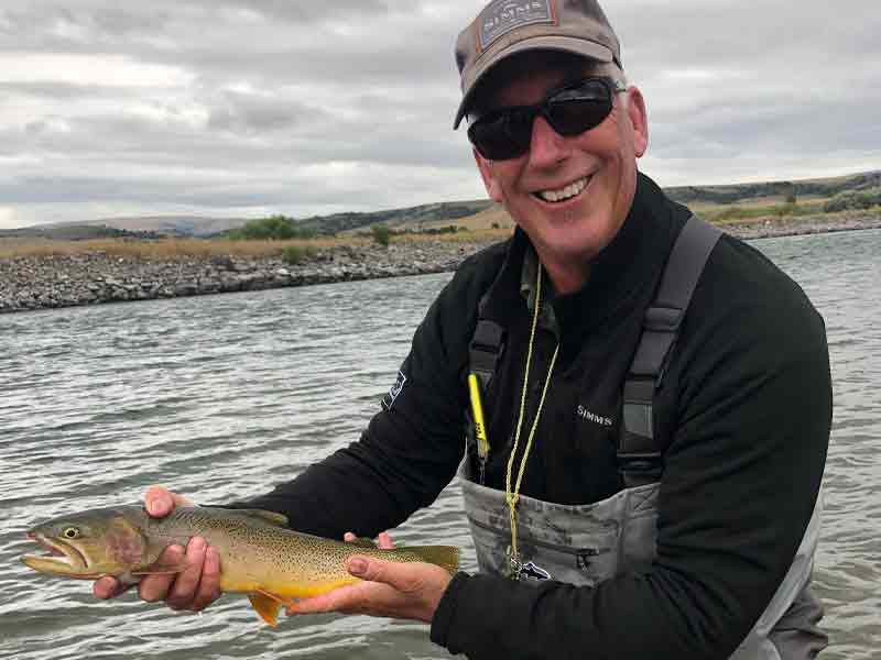 Tony Follan is a fly fishing guide who guides with Nelson's Guides and Flies in Montana.
