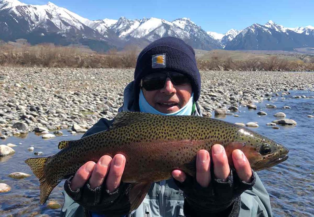 Fly fishing in April is a great fishing month in MOntana