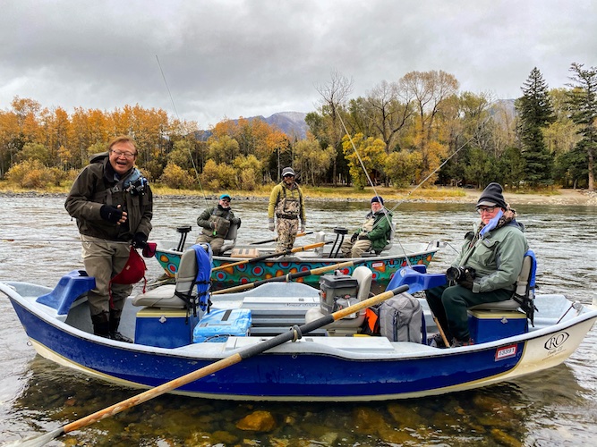 Guided fly fishing service owners the Tucker Nelson Family
